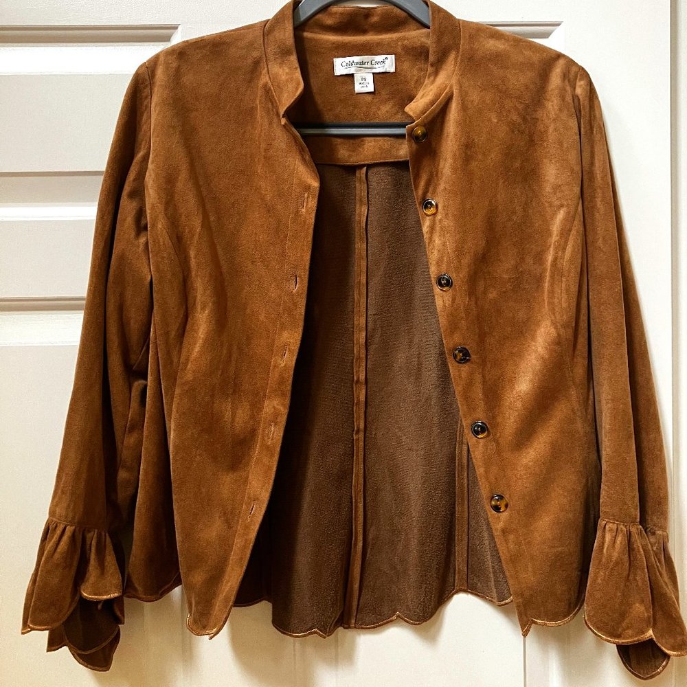 Suede Button Up from Coldwater Creek